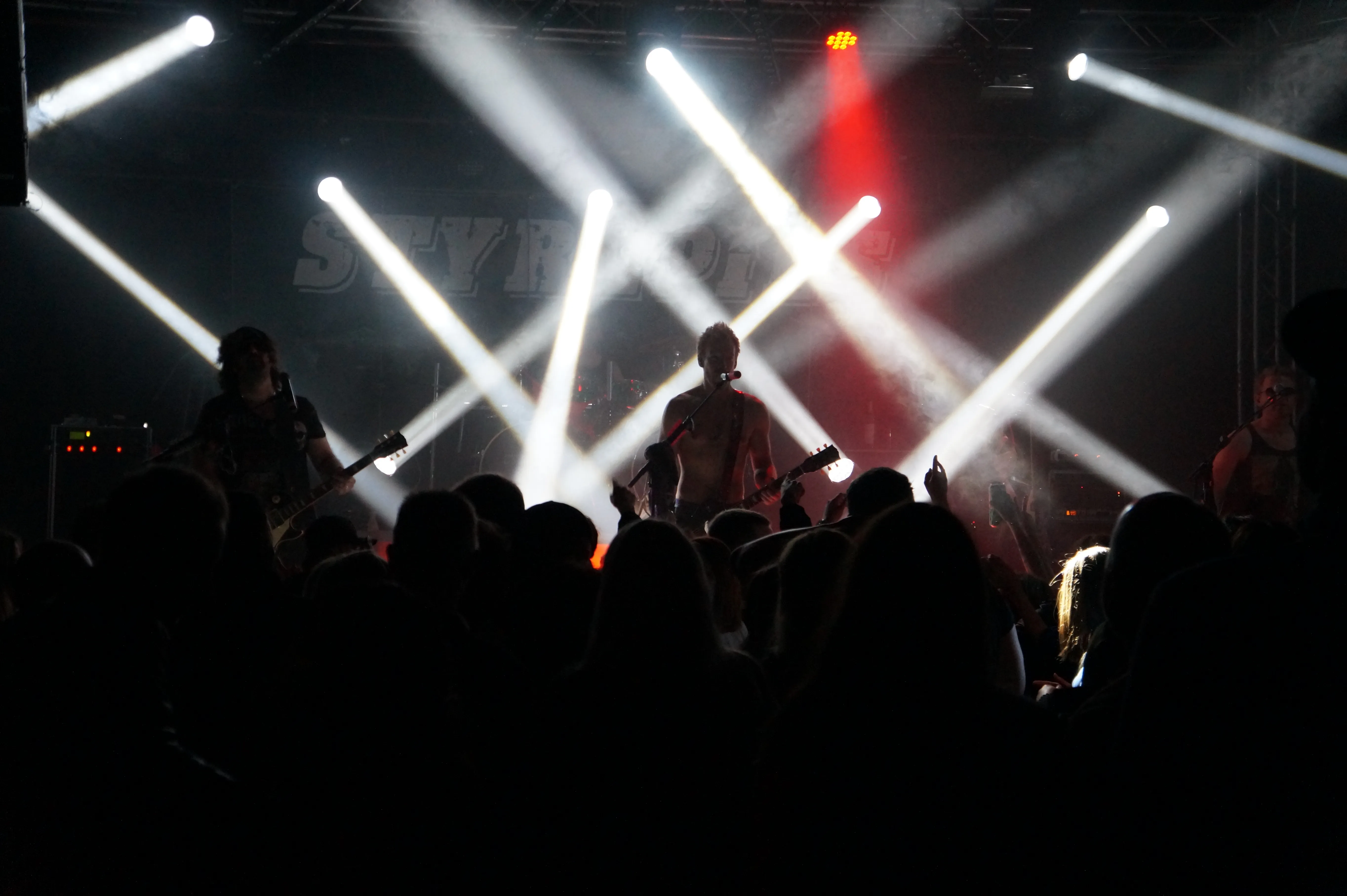 Band on stage