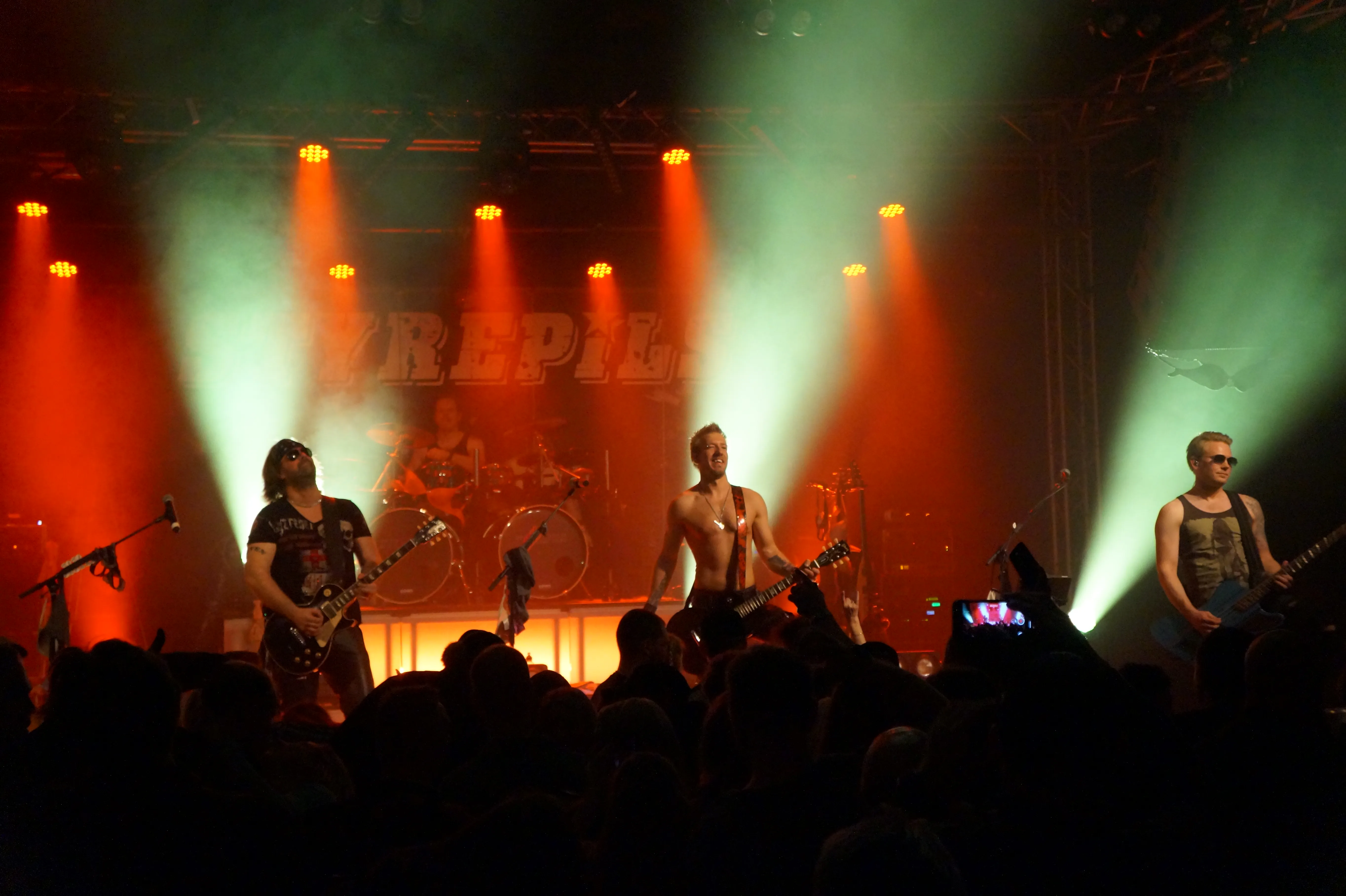 Band on stage