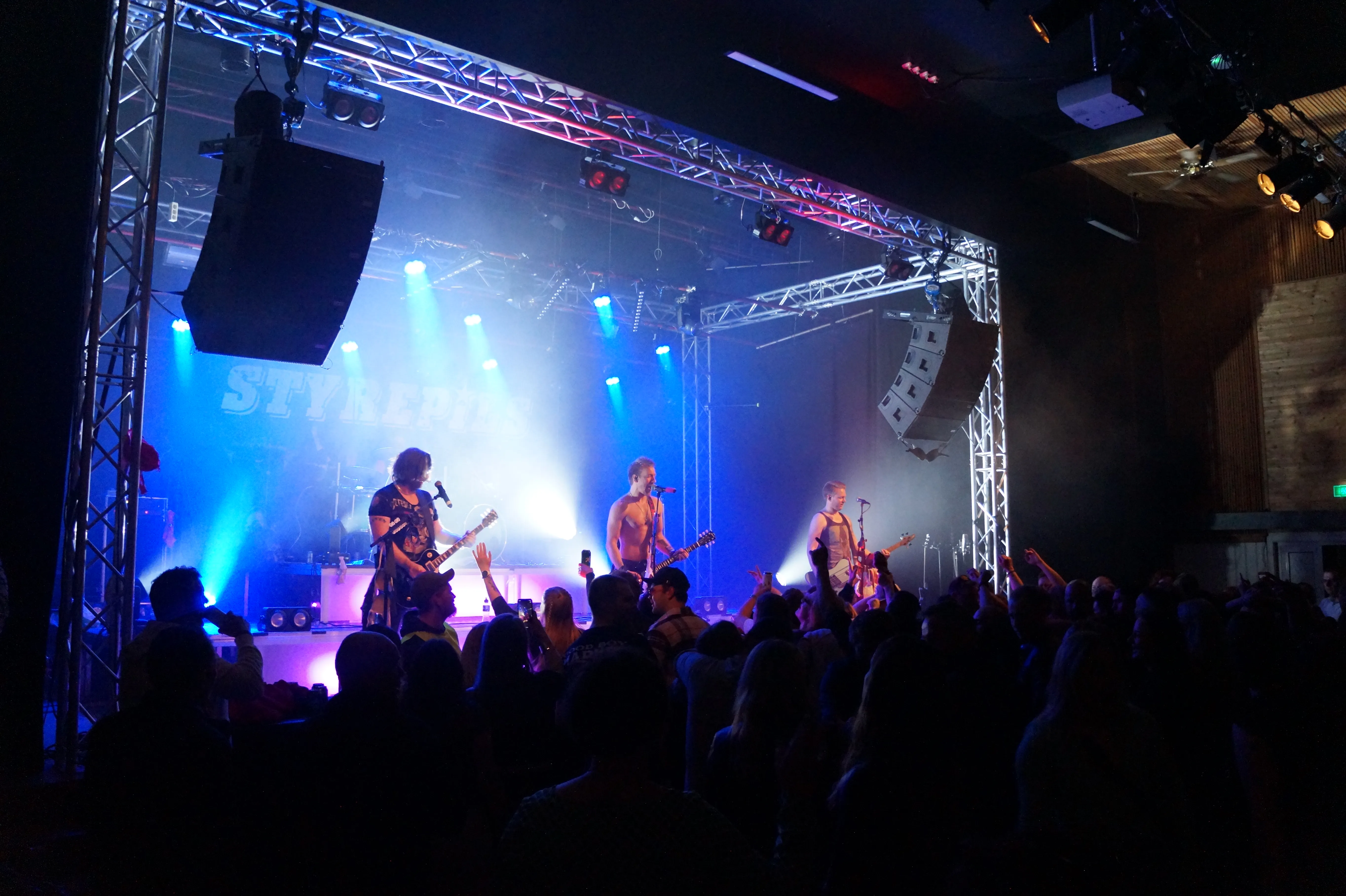 Band on stage
