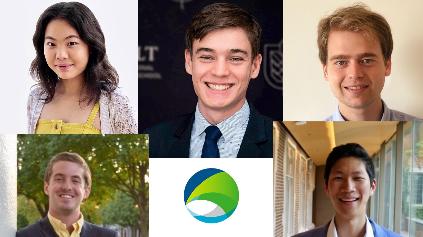 Interns from our fall climate tech venture capital internship program