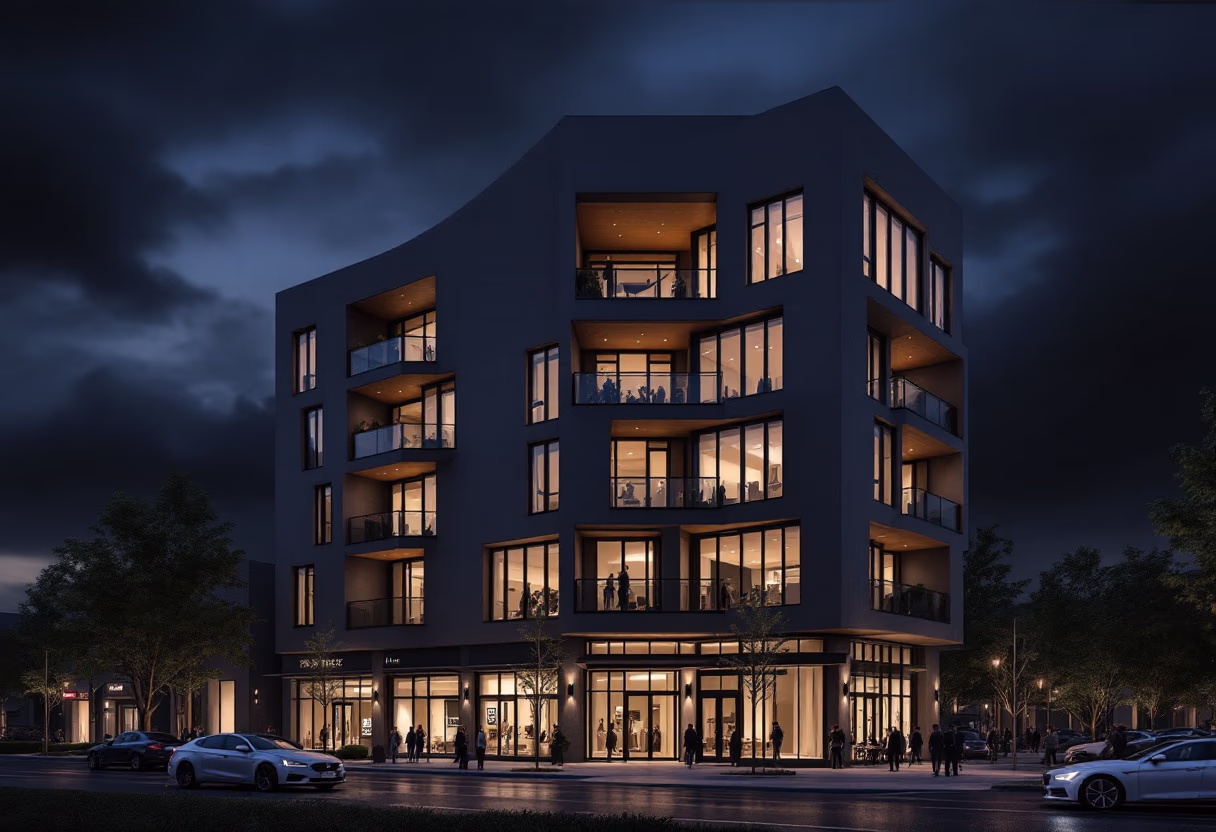 luxury mixed-use complex