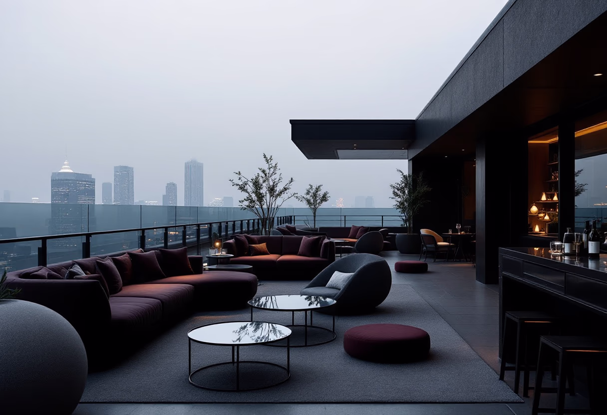 image of a rooftop lounge