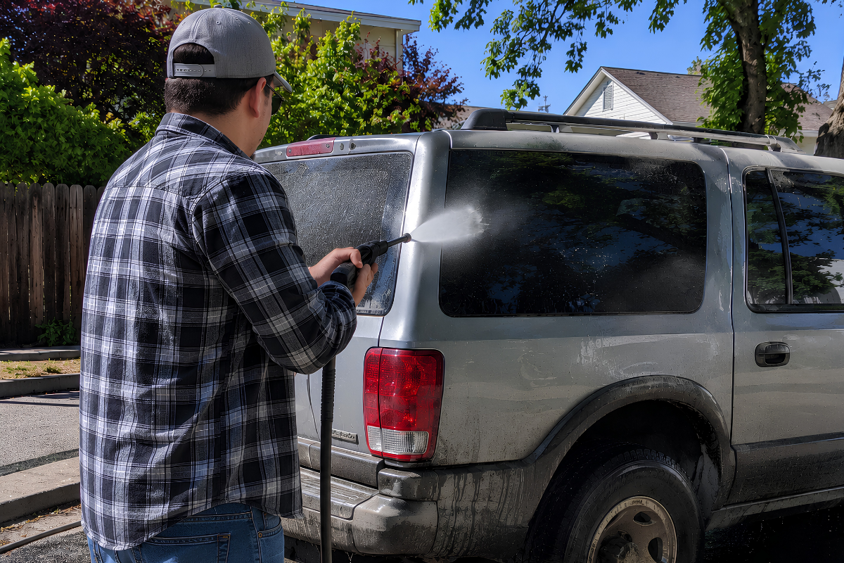 Exterior detail mobile detailing service