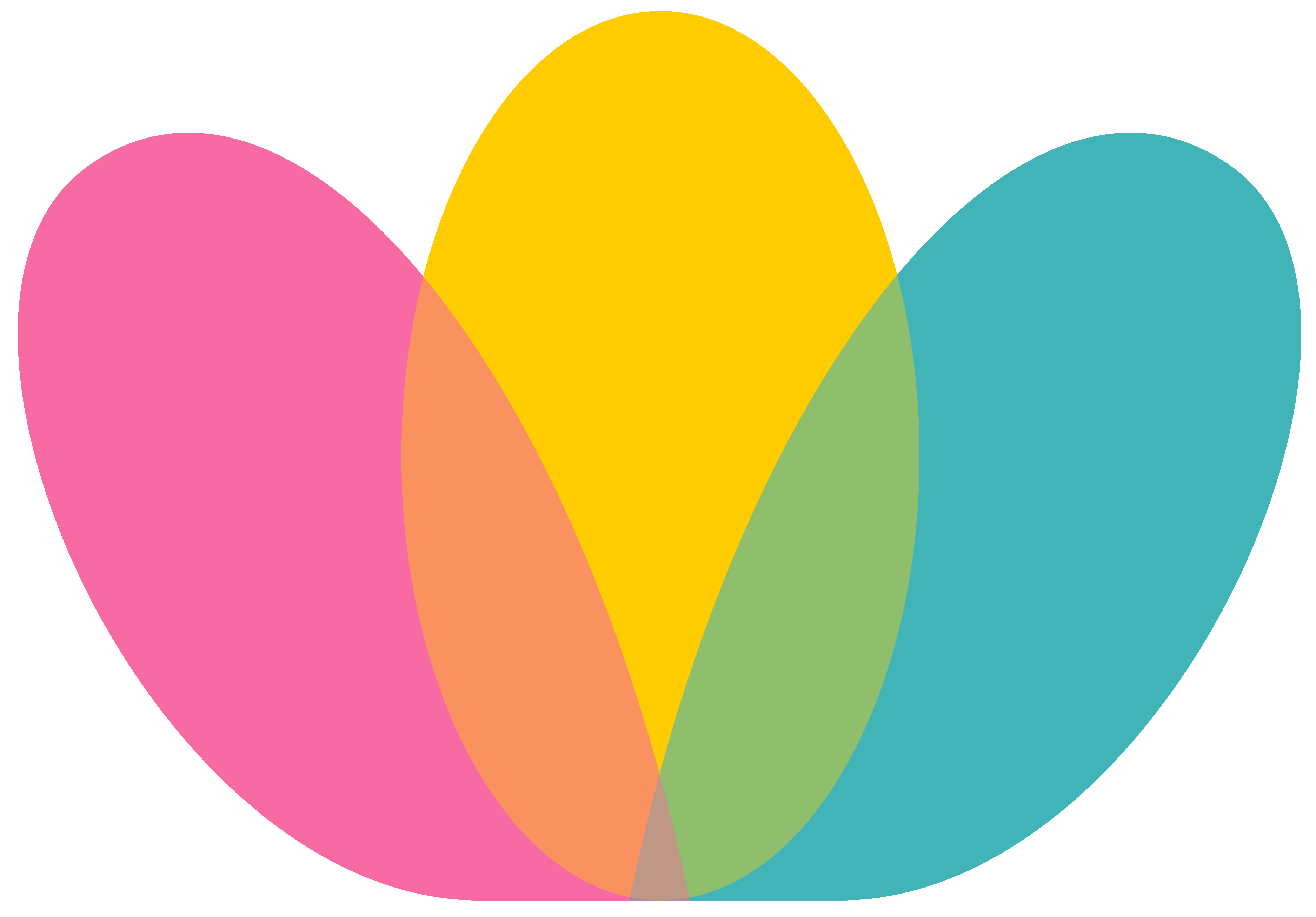 Colorful flower logo