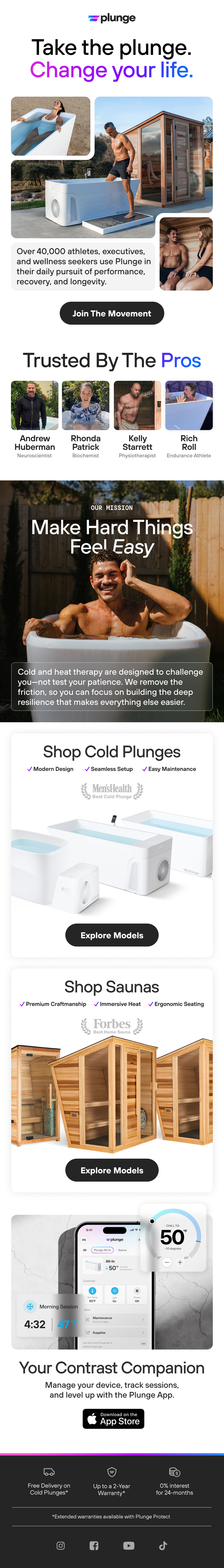 Plunge Welcome Flow Email 1