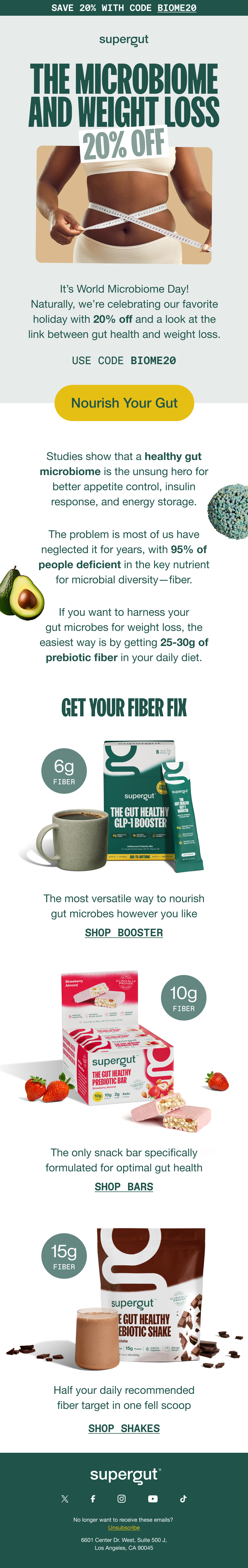 Supergut Microbiome Day Email