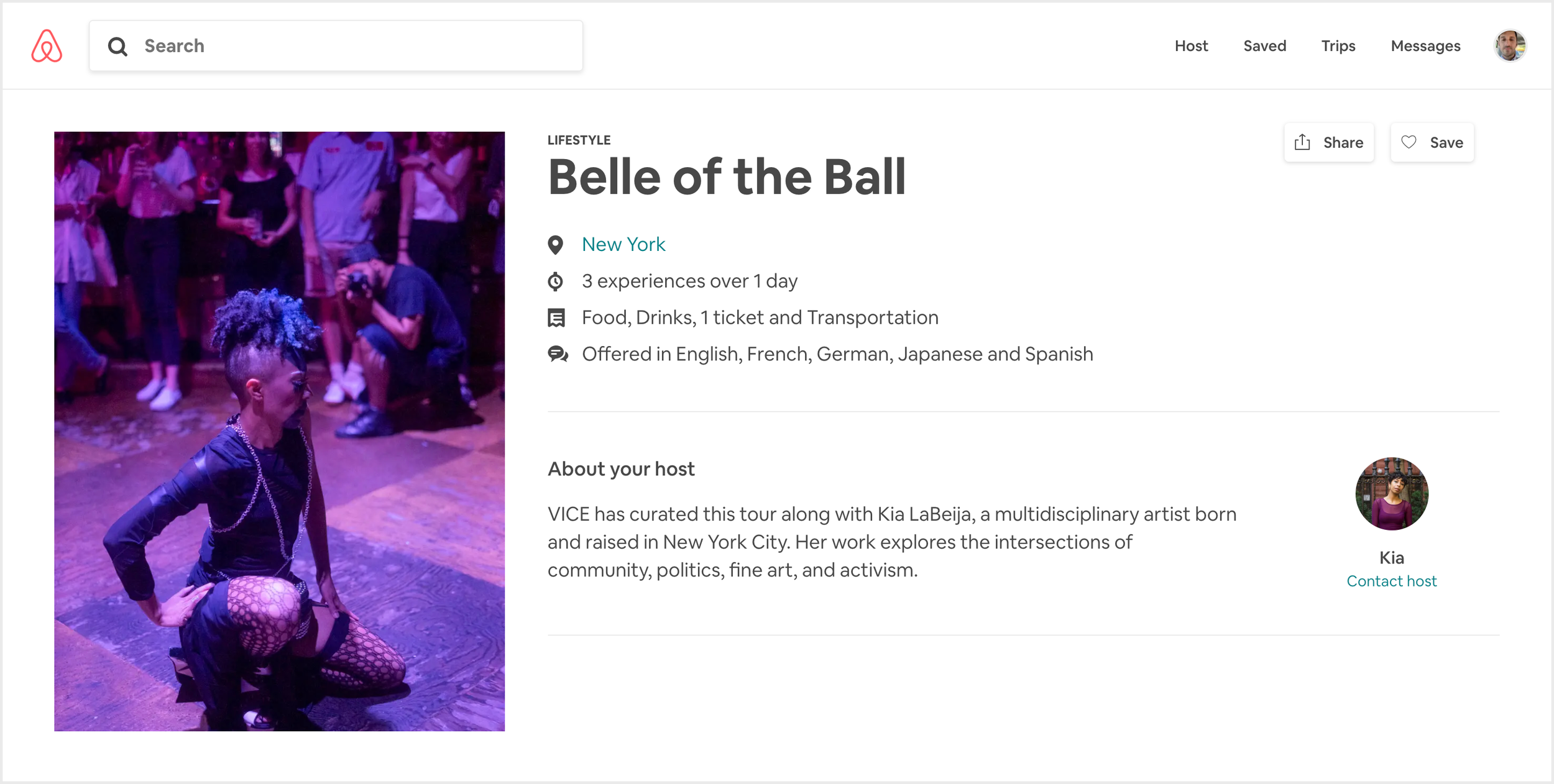 Belle of the Ball listing