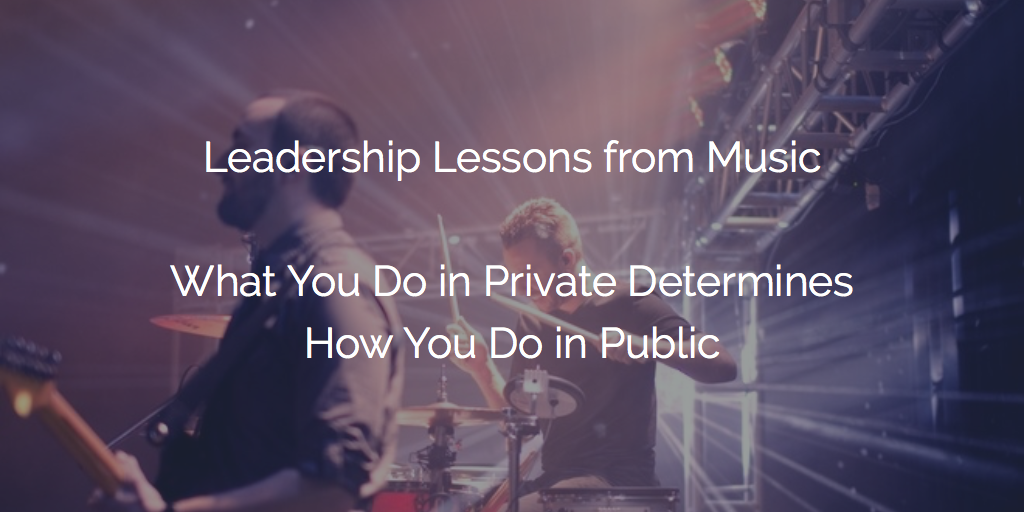 Prepare Privately before Performing Publicly