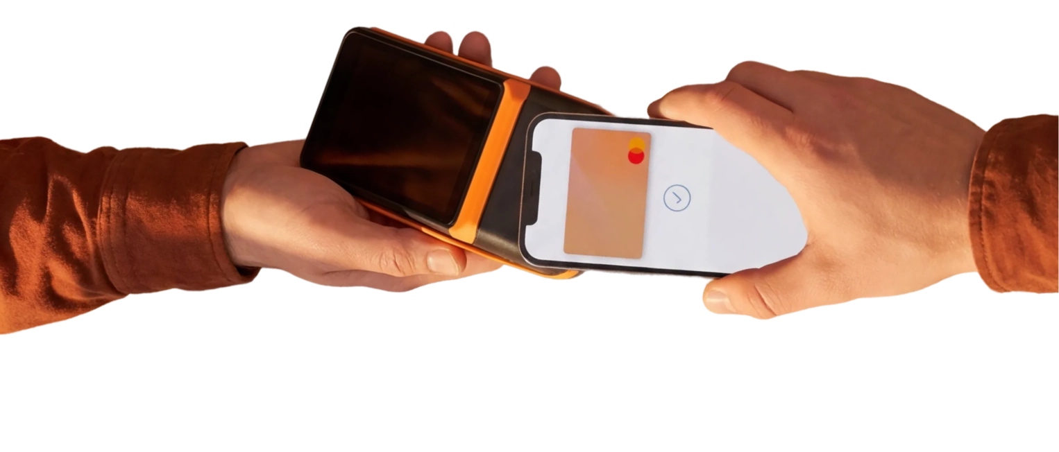 Płatność telefonem przez kasoterminal nomee