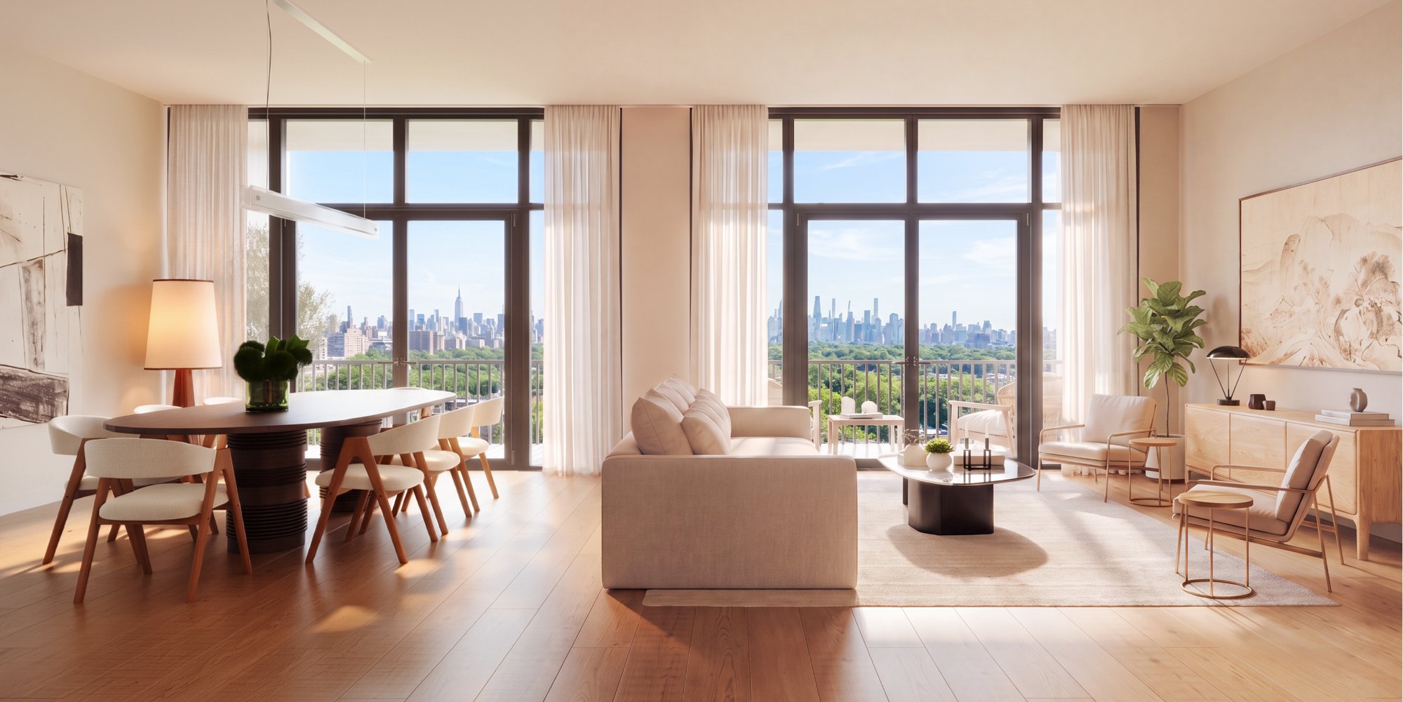 Residence living space at 717 Grand