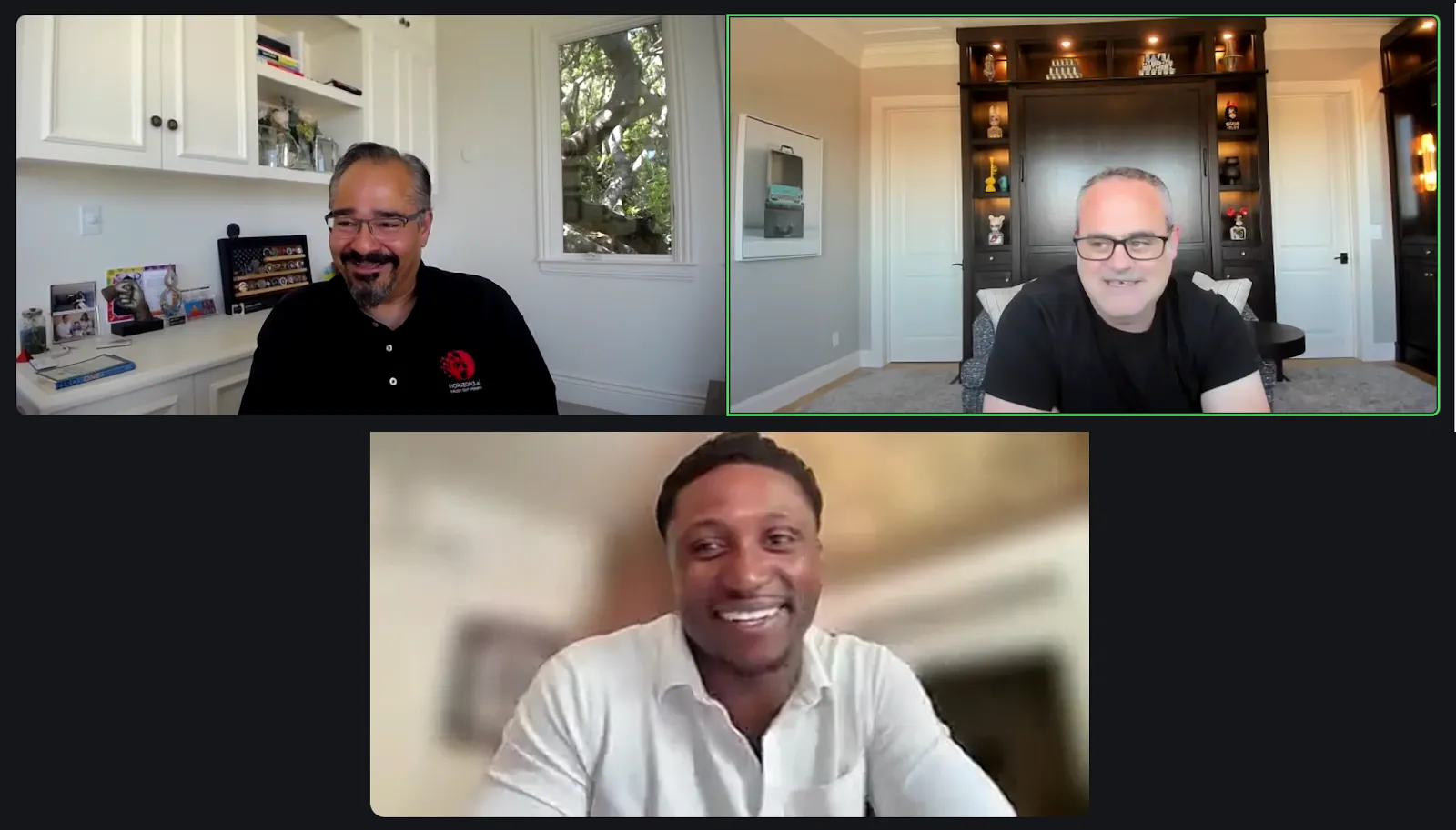 A screenshot from the discussion among Snehal Antani, Nir Polak, and Brandford Jones