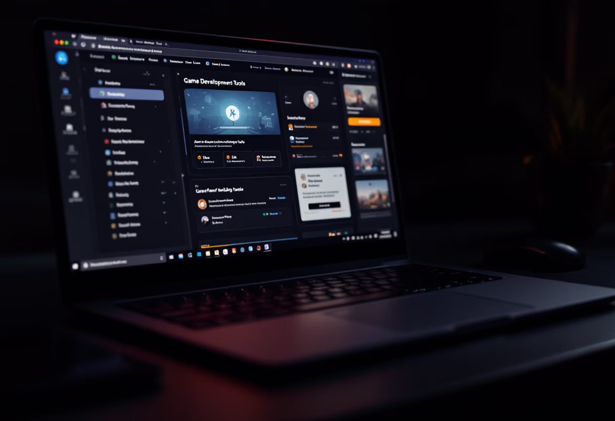 [interface] image of game development tools