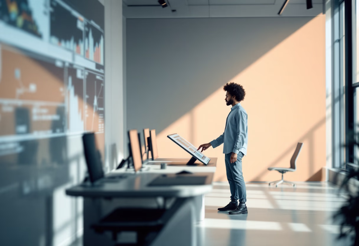 image of a traffic control center (for a mobility and transportation)