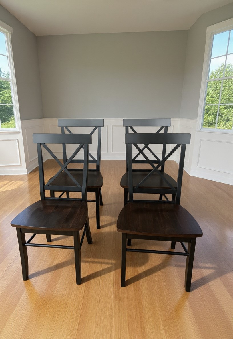 Custom wood dining chairs by RedLeg Wood LLC Mont Belvieu TX