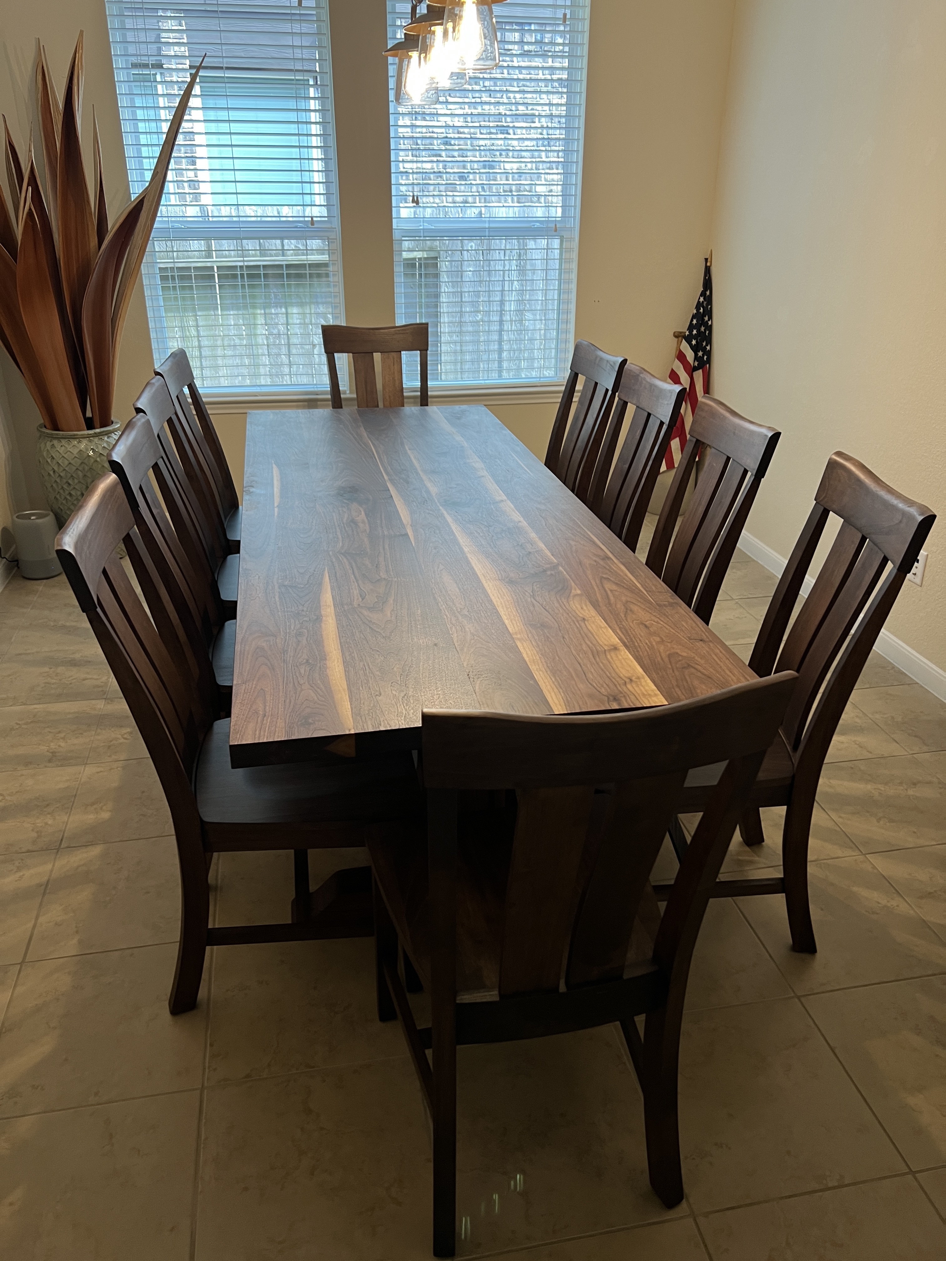Custom wood bar chairs by RedLeg Wood LLC Mont Belvieu TX