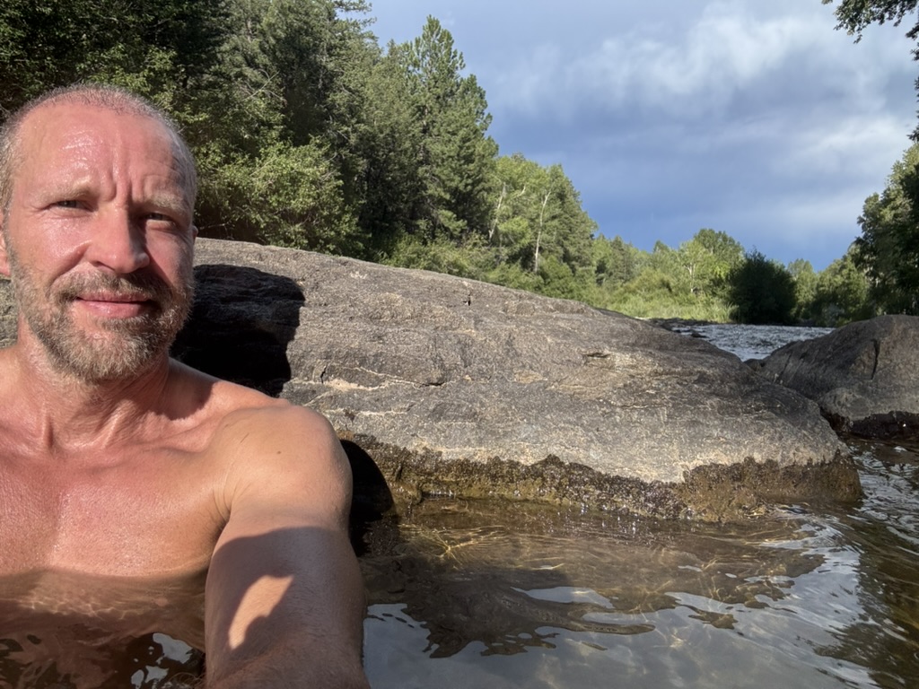 Erik Berggren outdoors selfie