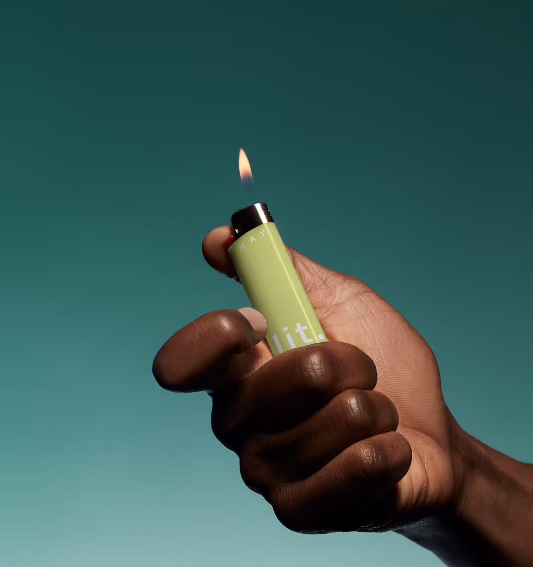 lighter-mockup hay