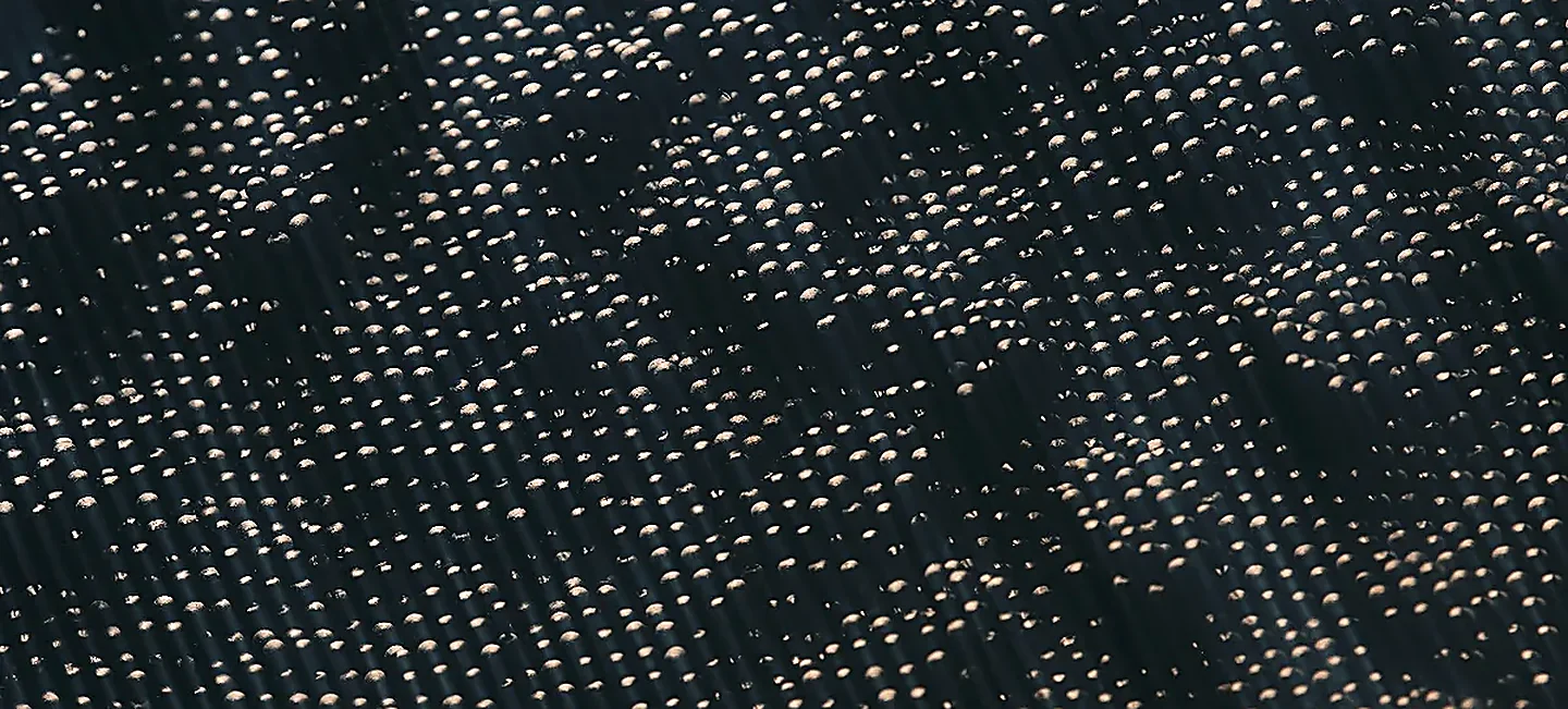 Field of small lights in the dark