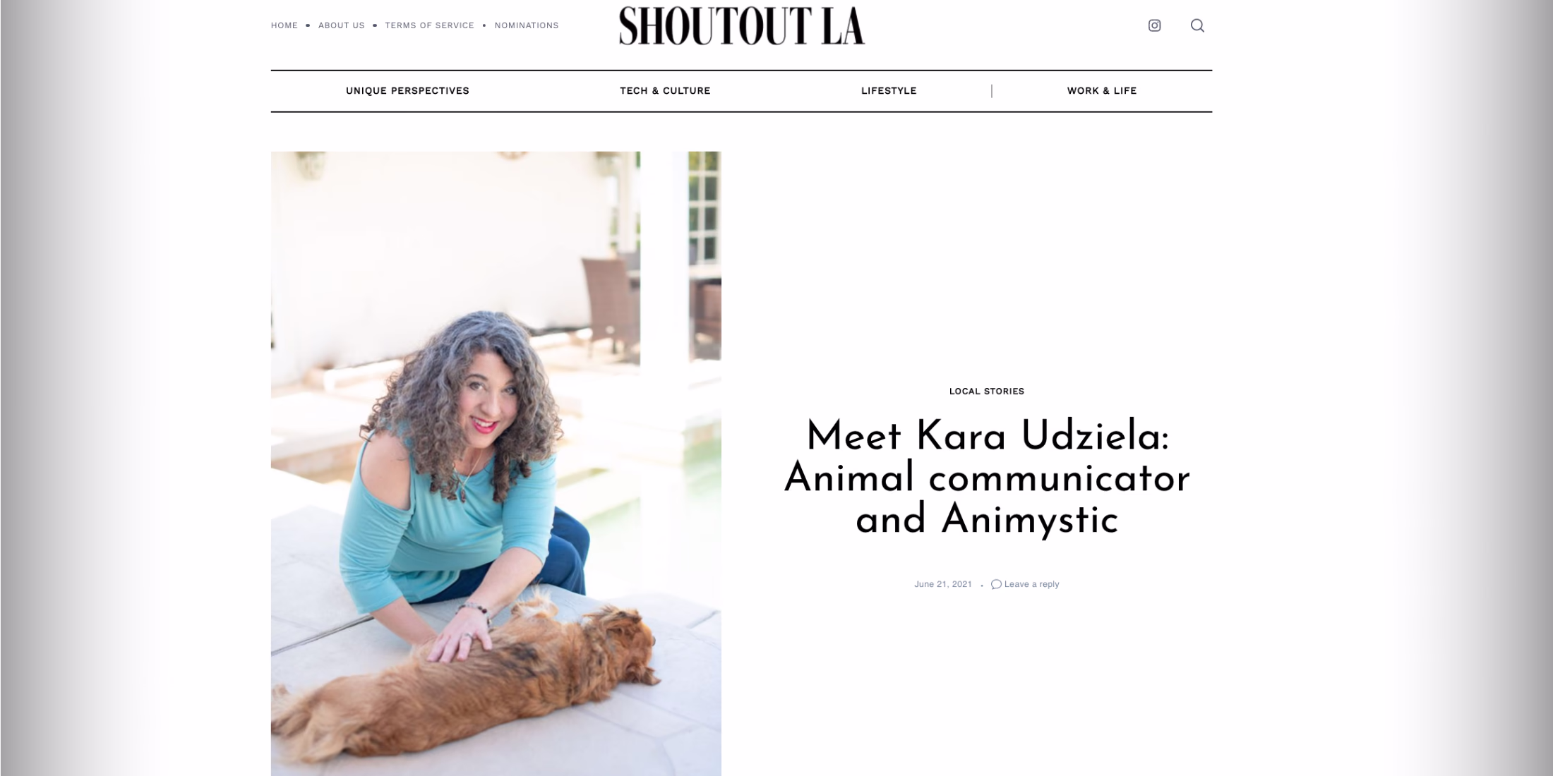 Kara featured in ShoutOut L.A.