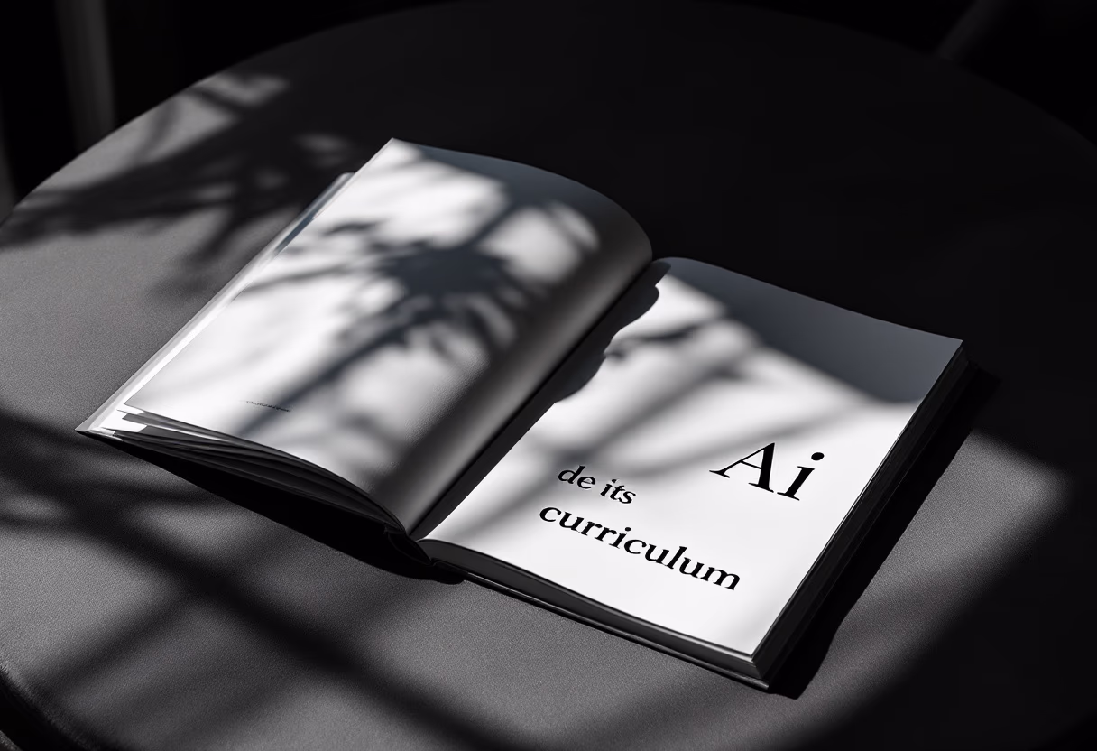 ai curriculum booklet design
