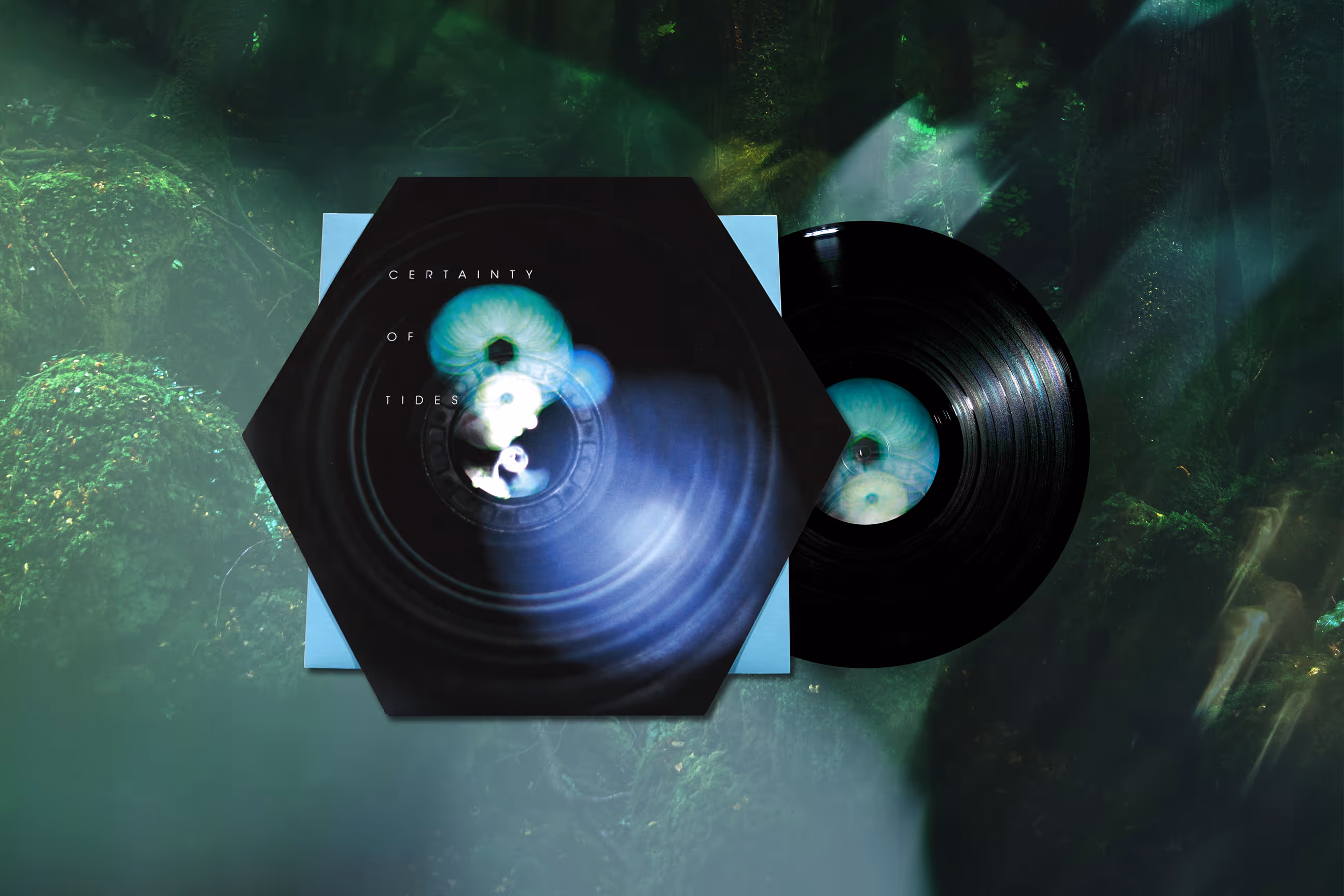 Mood image. Vinyl mockup.