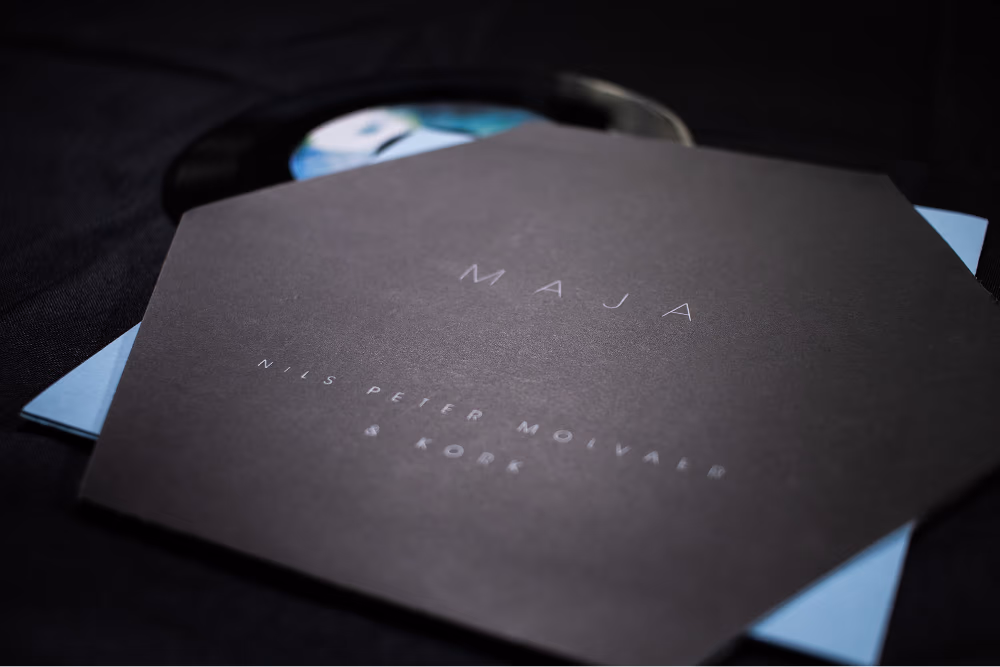 Vinyl packaging close-up from the back.