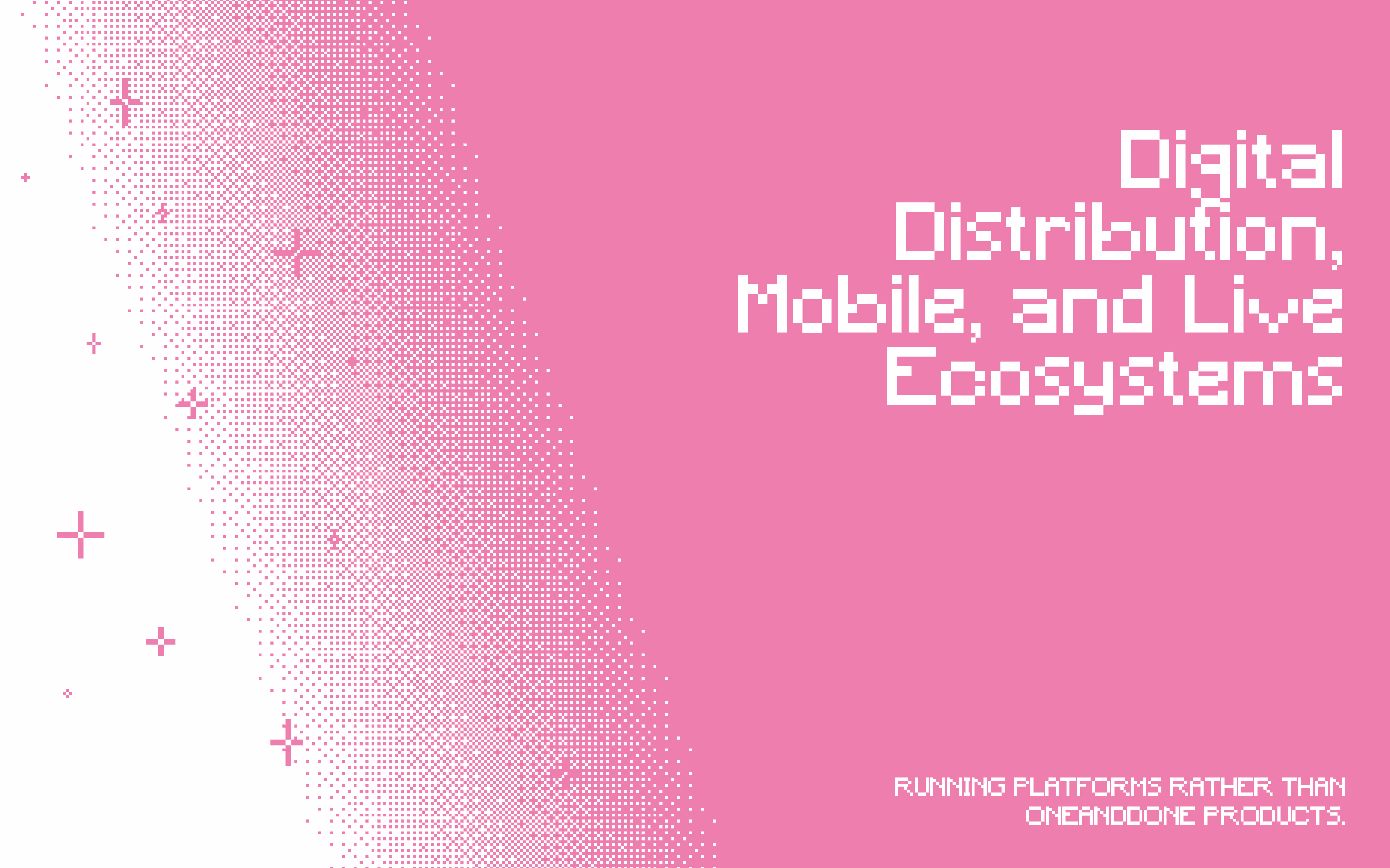Videogame book: Chapter divider pink.