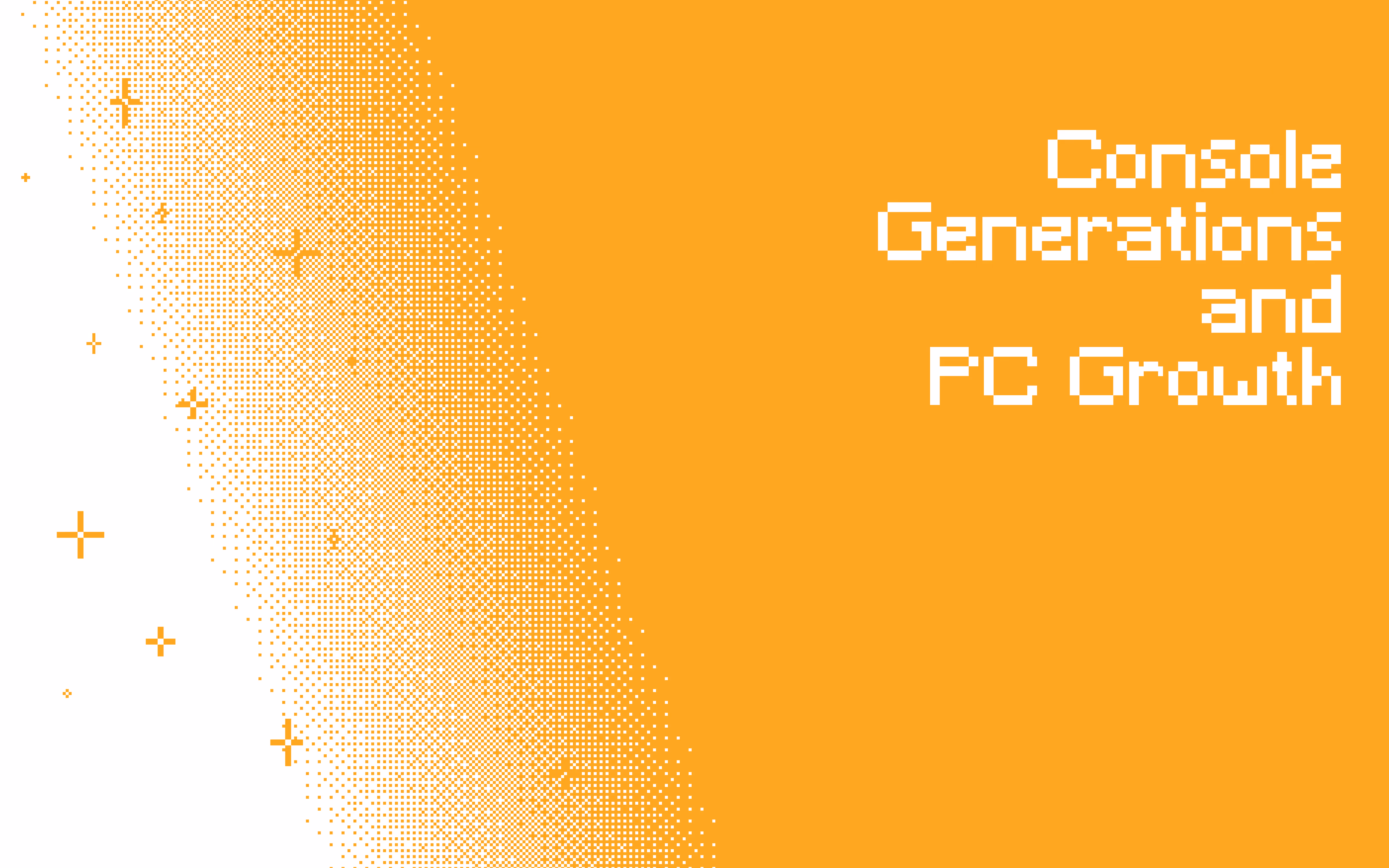 Videogame book: Chapter divider orange