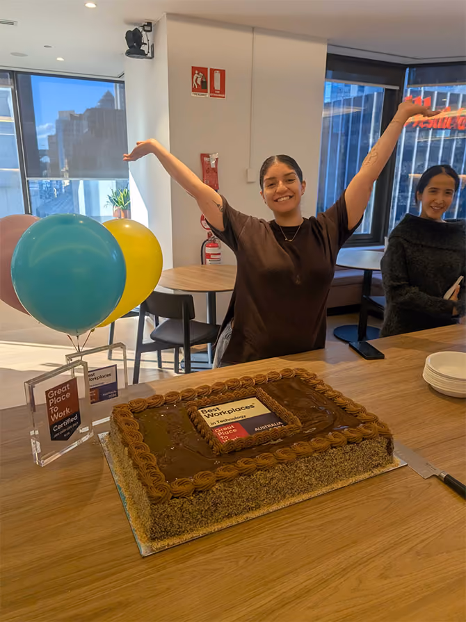 CORTO team at a company event.