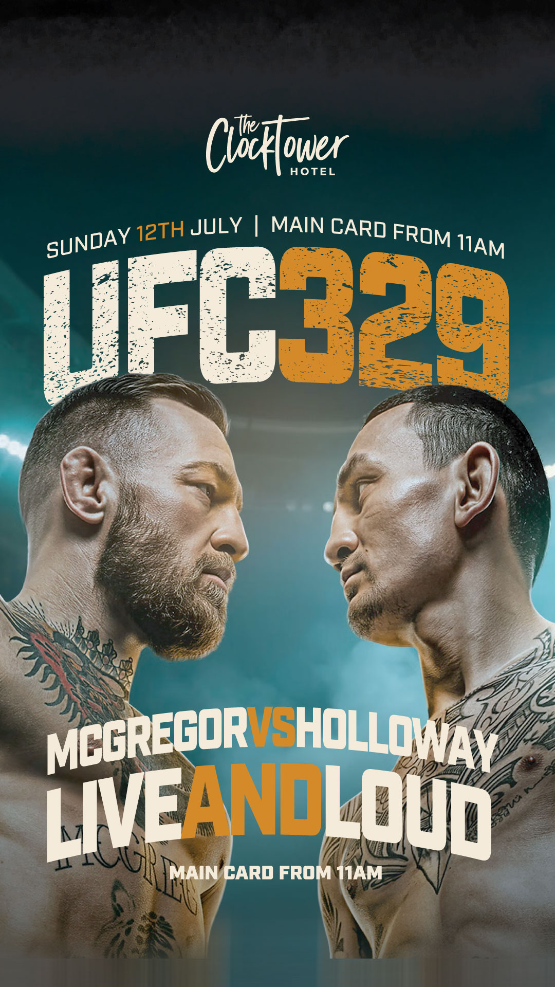 UFC 329 Live & Loud