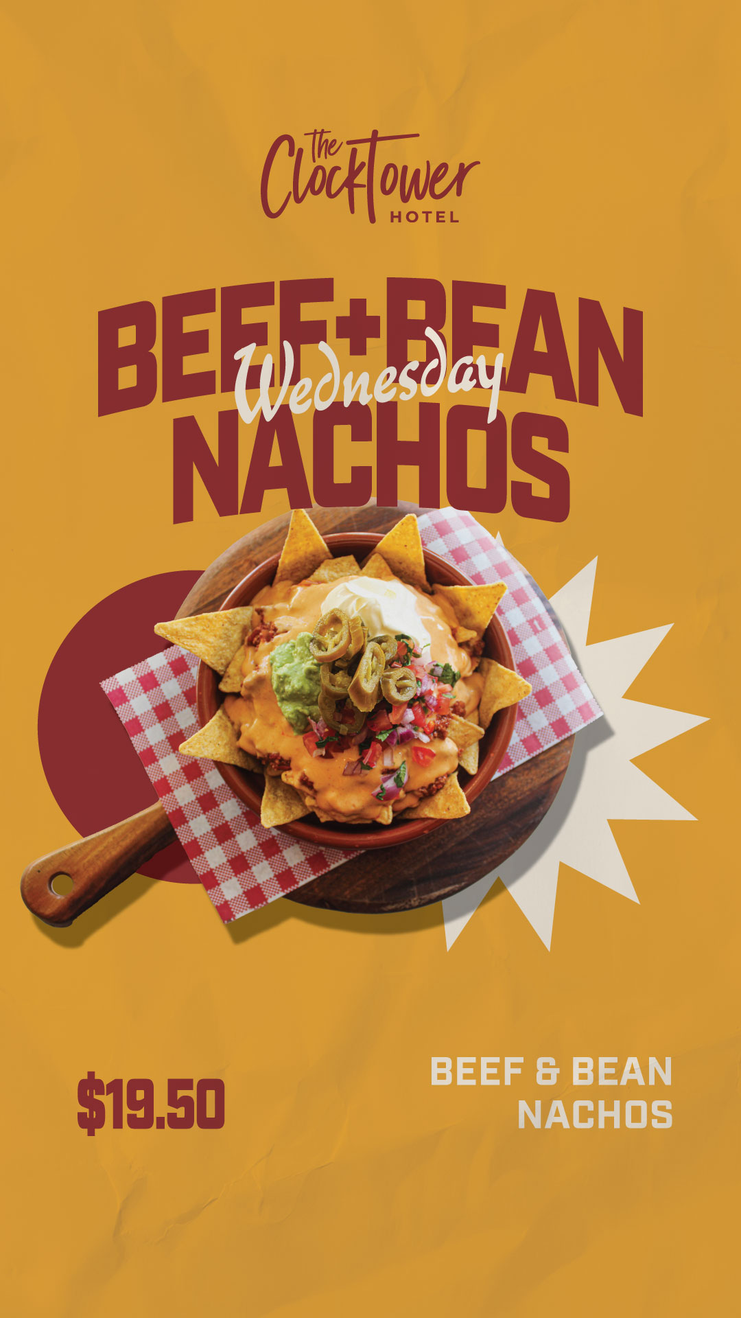 Wednesday Beef & Bean Nachos