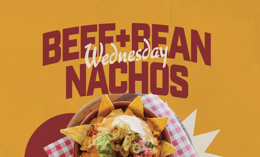 Wednesday Beef & Bean Nachos