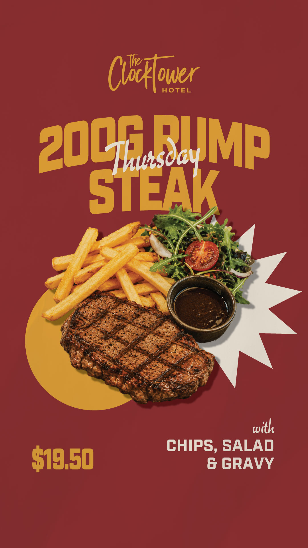 Thursday 200g Rump Steak