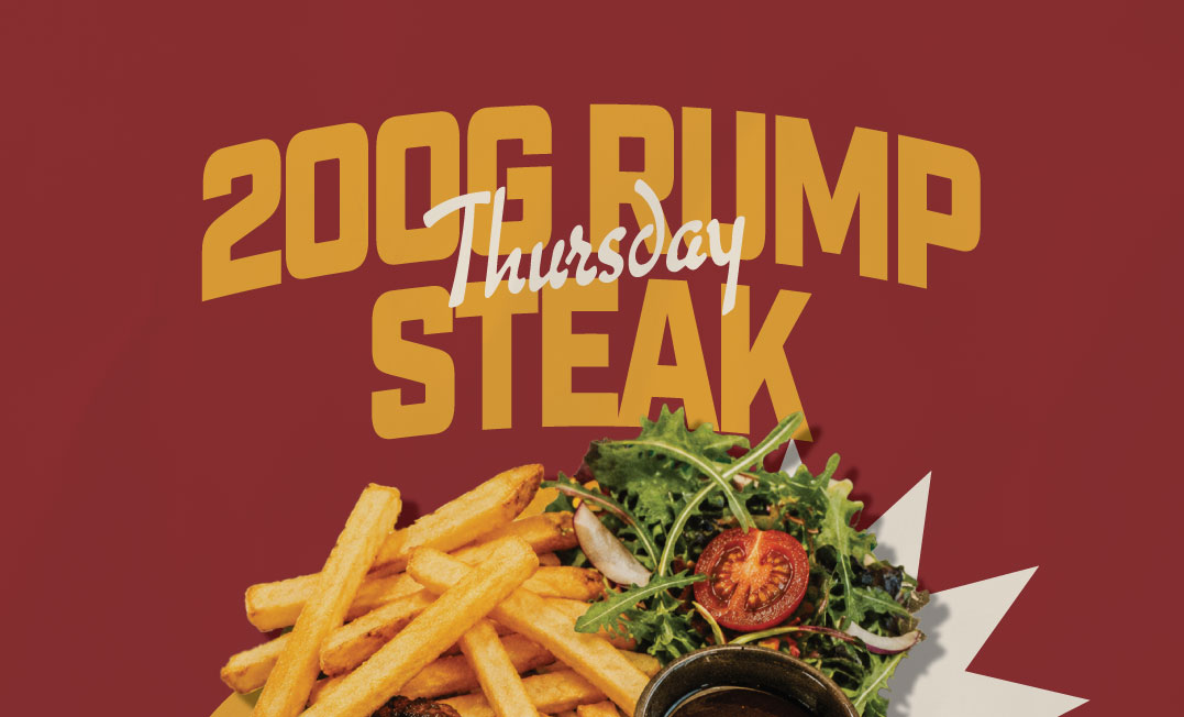 Thursday 200g Rump Steak