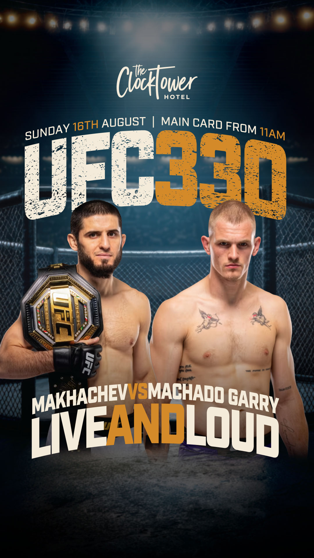 UFC 330: Makhachev vs Machado Garry
