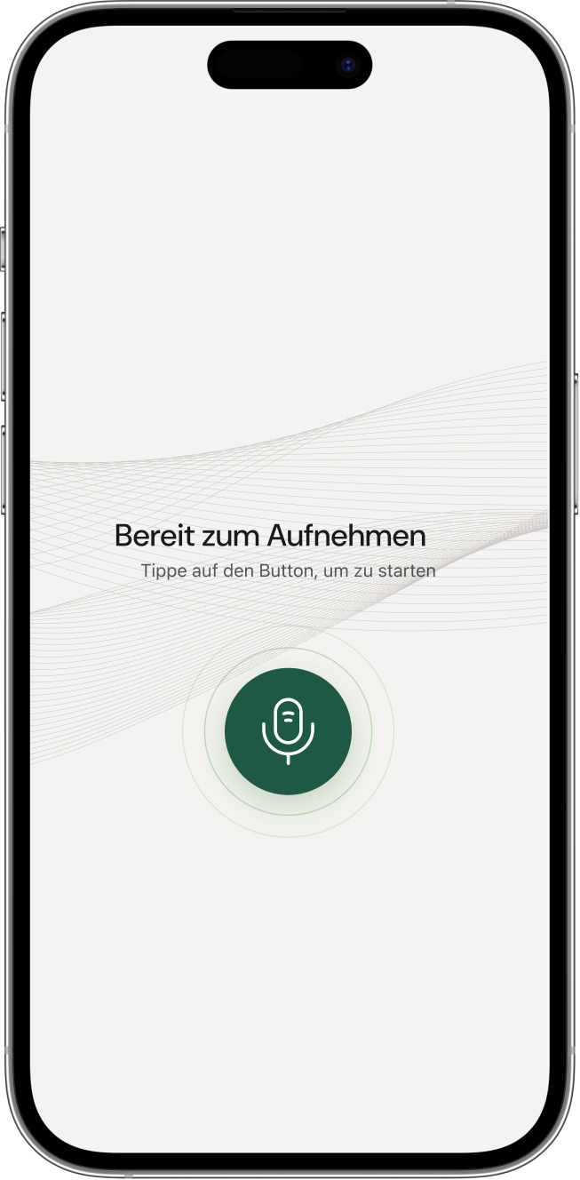 CloudPal Voice App auf dem Smartphone