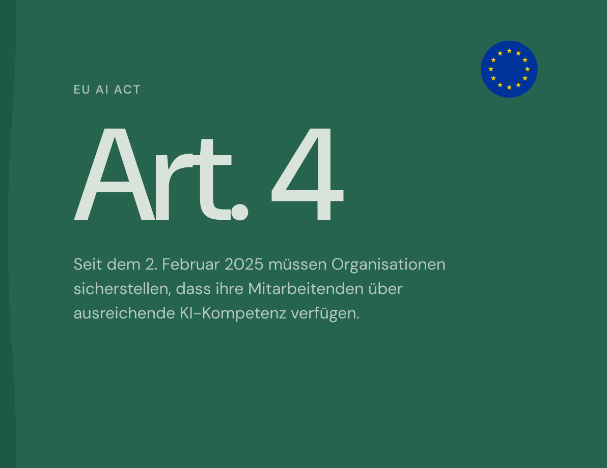 EU AI Act Artikel 4: Pflicht zur KI-Kompetenz seit dem 2. Februar 2025