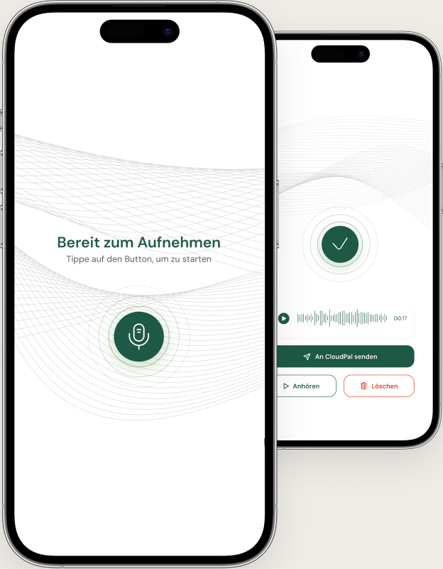 Voice App: Dokumentation einsprechen