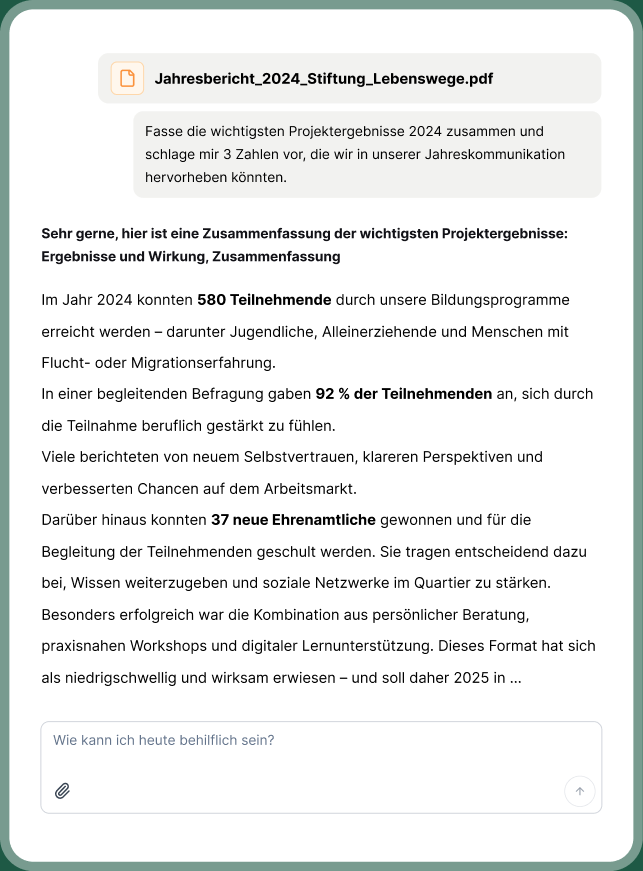Beispiel: Dokumente analysieren
