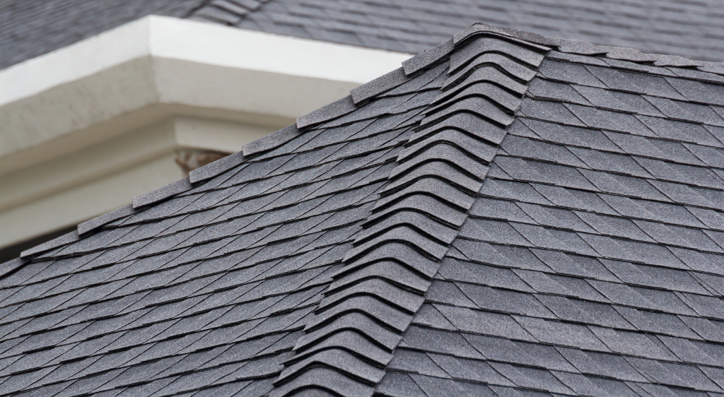 roof shingles on a house