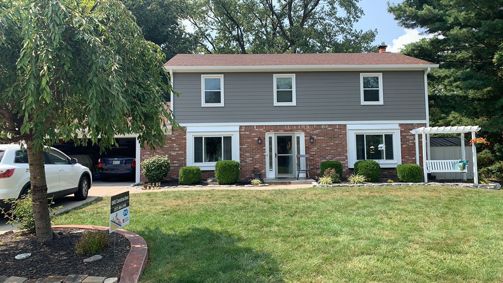 The front of a home after a James Hardie siding project