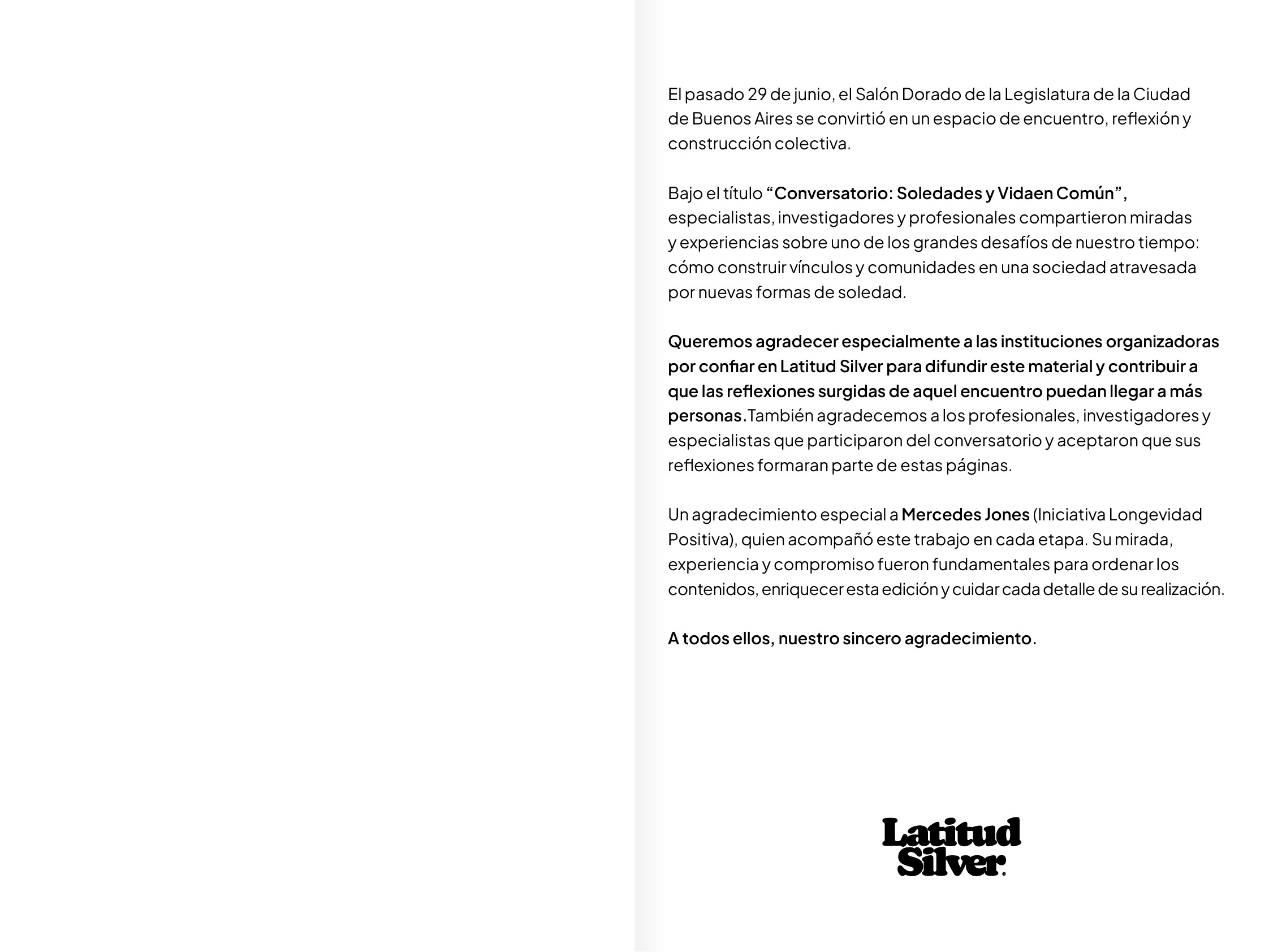 Dossier - Conversatorio: Soledades y Vida en Común