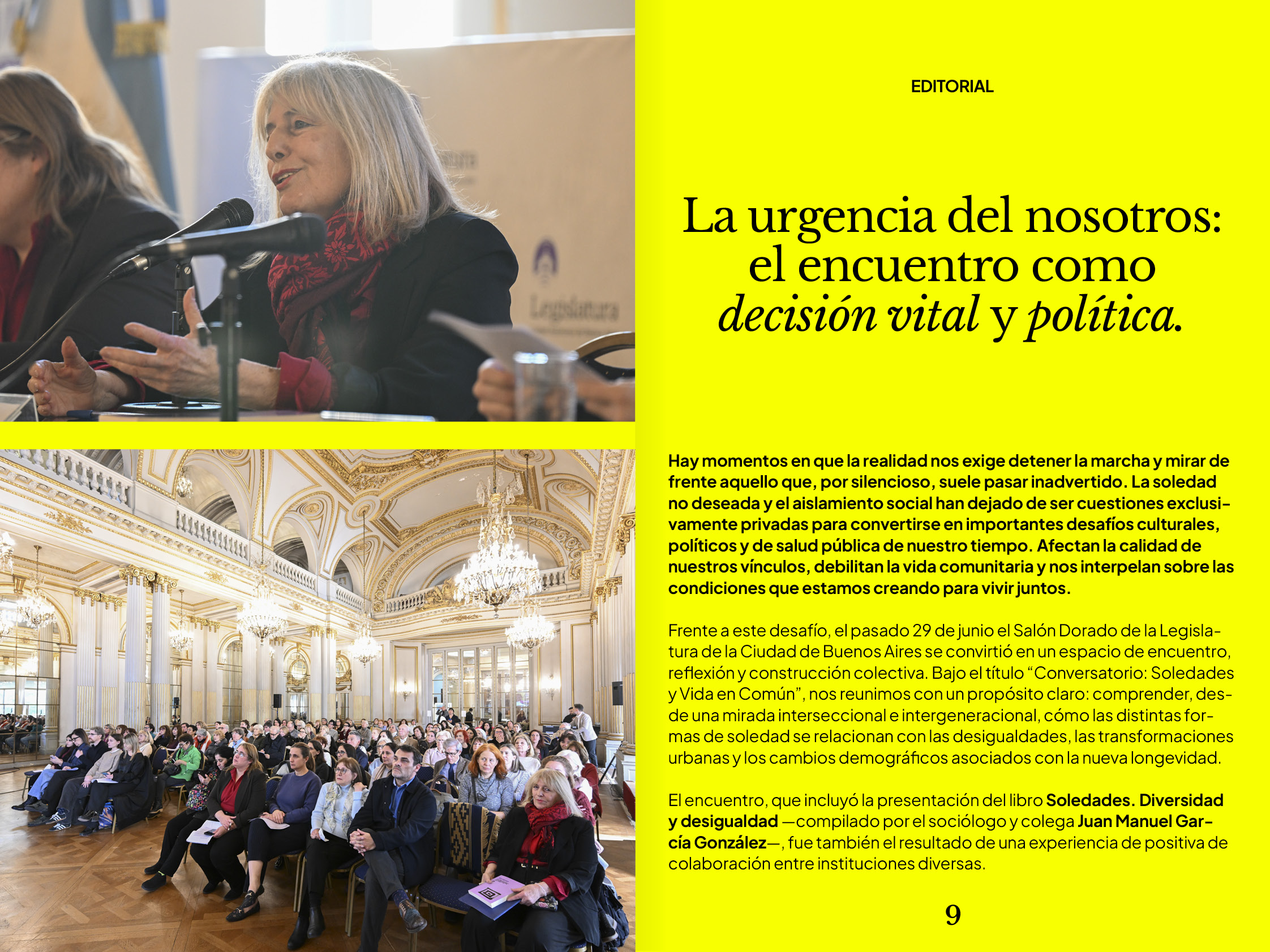 Dossier - Conversatorio: Soledades y Vida en Común