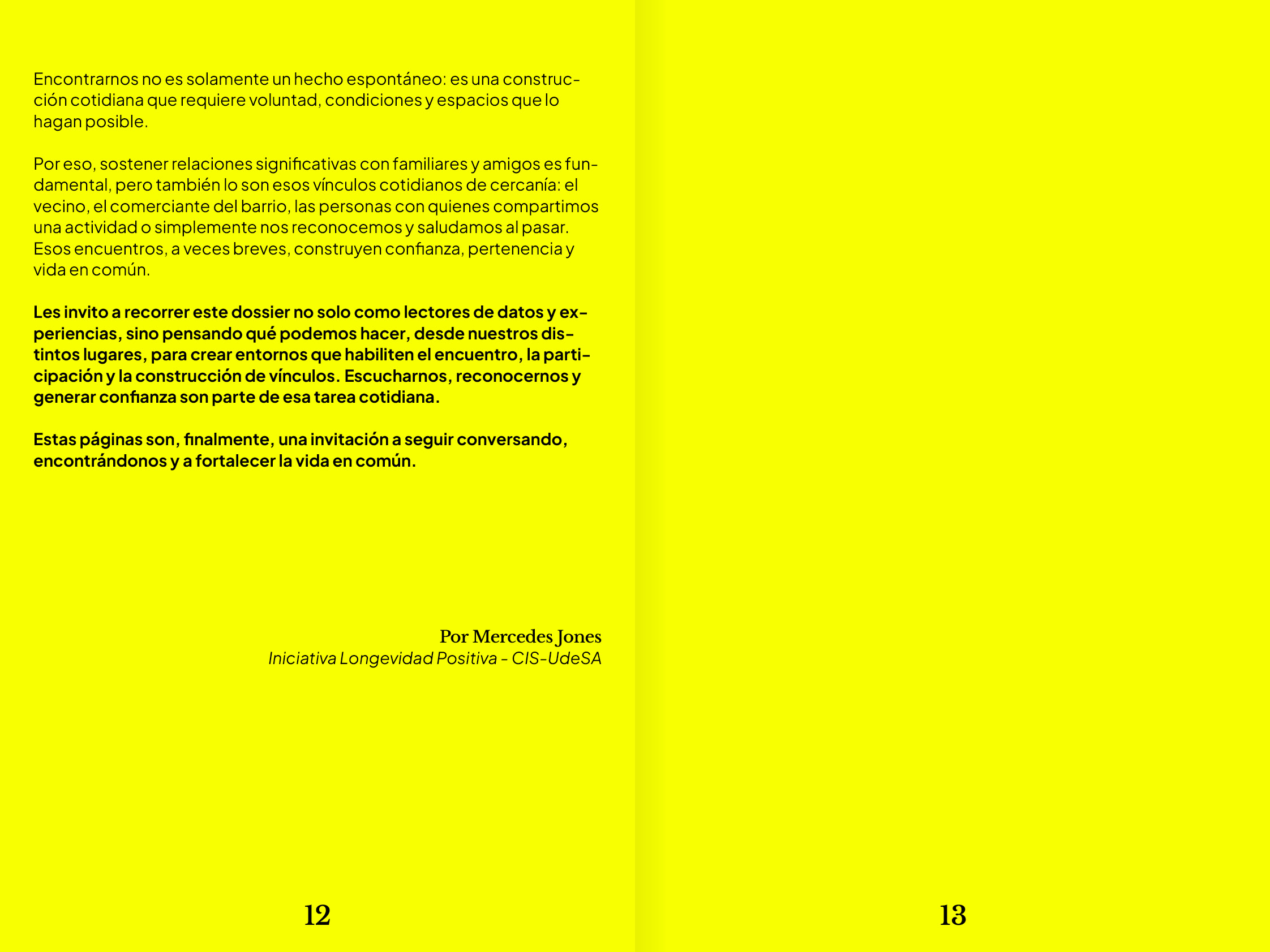 Dossier - Conversatorio: Soledades y Vida en Común
