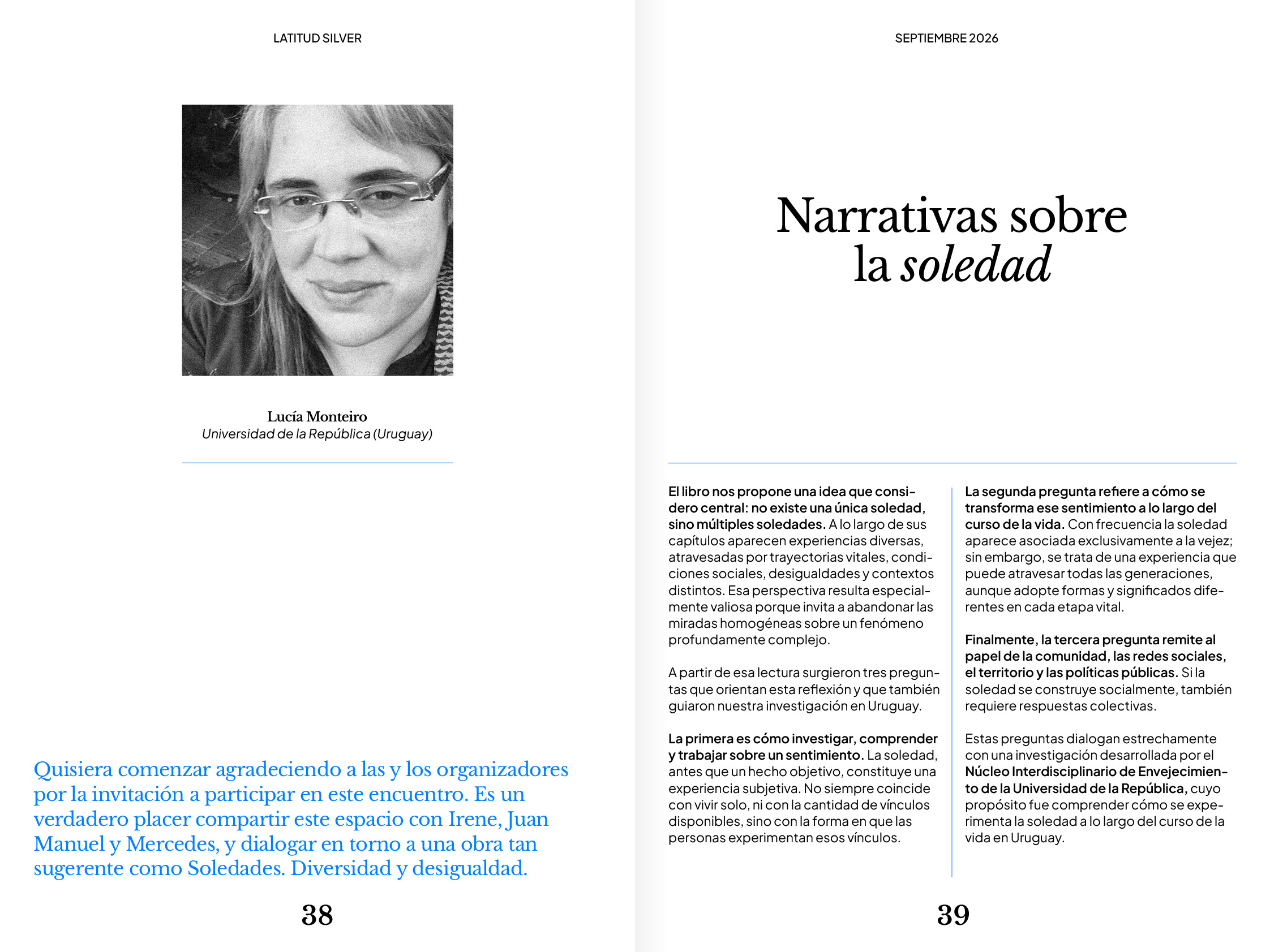 Dossier - Conversatorio: Soledades y Vida en Común