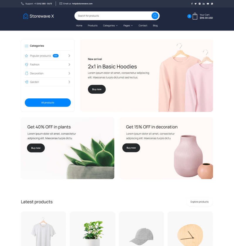 Home - Shopwave X Webflow Template