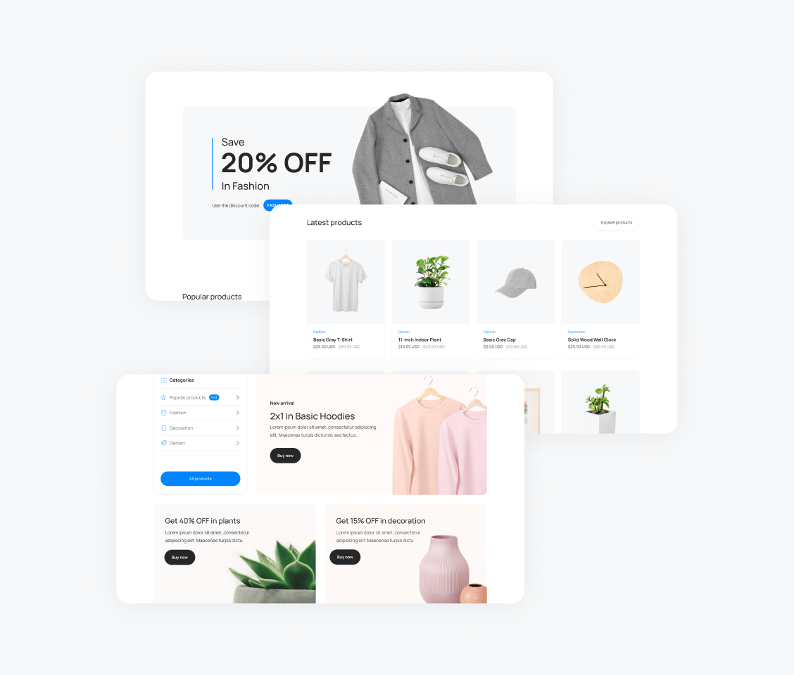 Sections - Shopwave X Webflow Template
