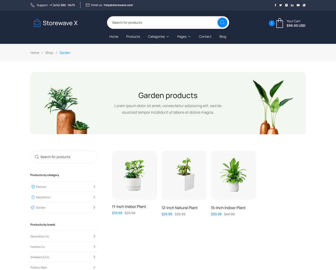 Product Category - Shopwave X Webflow Template