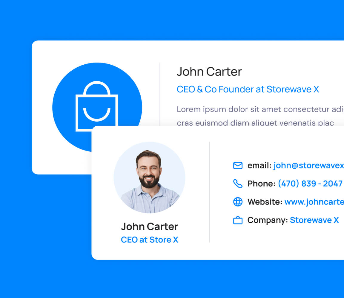 Email Signature - Shopwave X Webflow Template