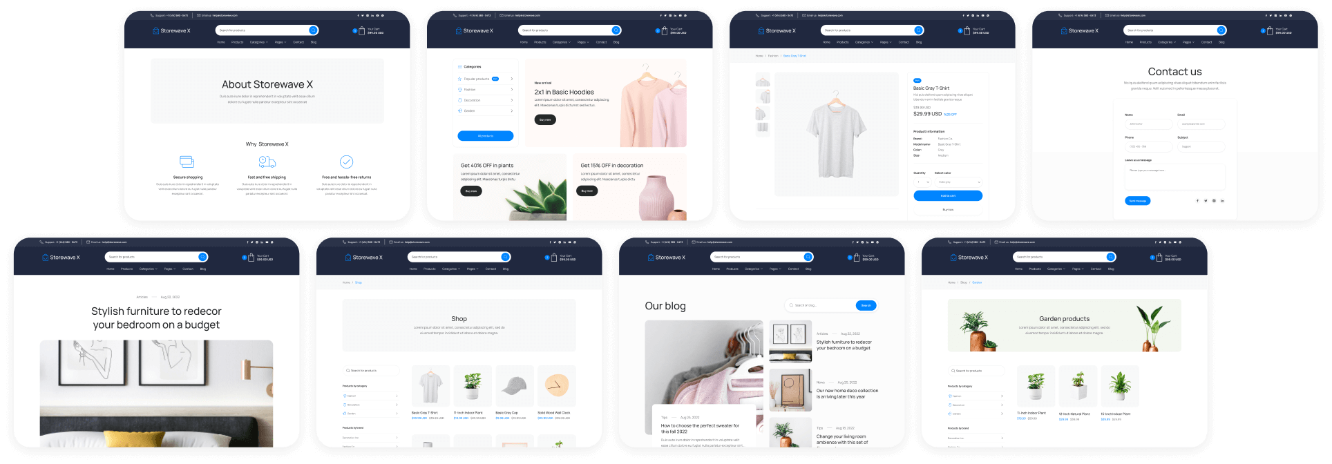Buy Template Now - Shopwave X Webflow Template